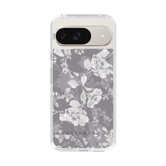 Slim Protection Case［ MERCURYDUO - NuanceFlower -Grey ］