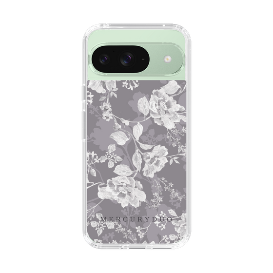 Slim Protection Case［ MERCURYDUO - NuanceFlower -Grey ］
