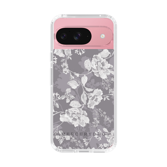 Slim Protection Case［ MERCURYDUO - NuanceFlower -Grey ］