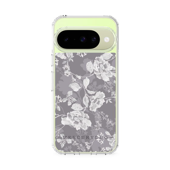 Slim Protection Case［ MERCURYDUO - NuanceFlower -Grey ］