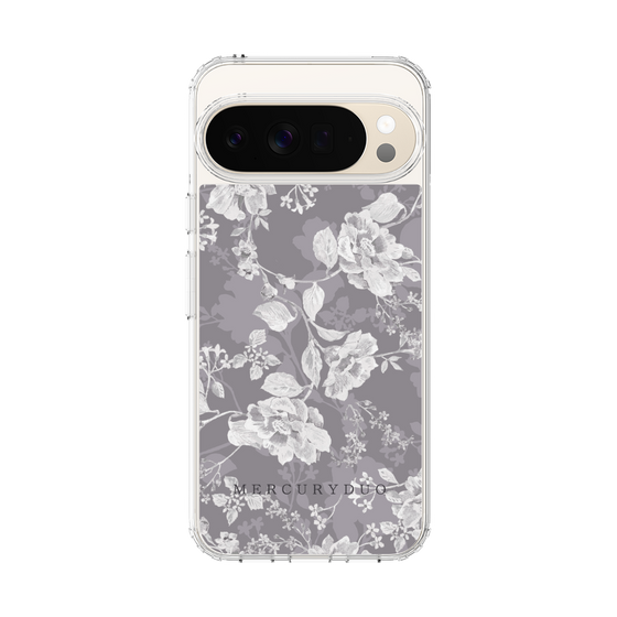 Slim Protection Case［ MERCURYDUO - NuanceFlower -Grey ］