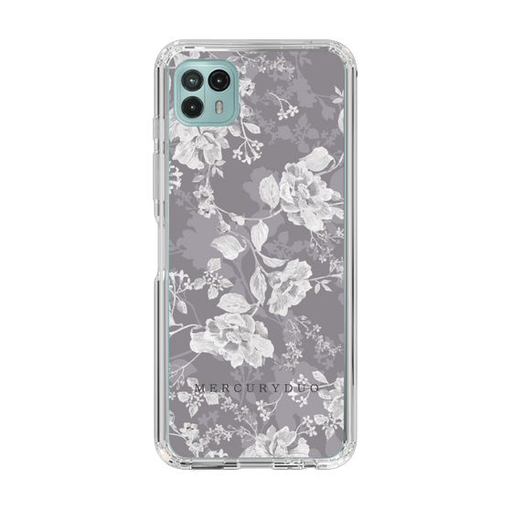 Slim Protection Case［ MERCURYDUO - NuanceFlower -Grey ］