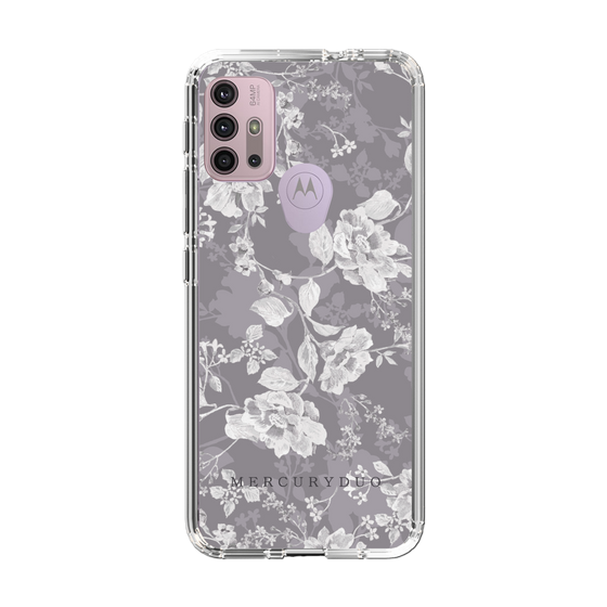 Slim Protection Case［ MERCURYDUO - NuanceFlower -Grey ］