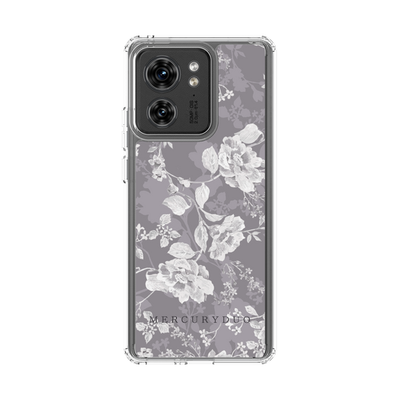 Slim Protection Case［ MERCURYDUO - NuanceFlower -Grey ］