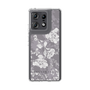 Slim Protection Case［ MERCURYDUO - NuanceFlower -Grey ］