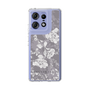 Slim Protection Case［ MERCURYDUO - NuanceFlower -Grey ］