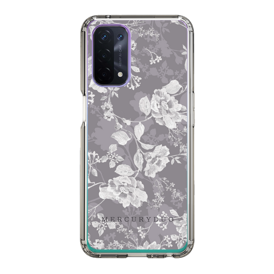 Slim Protection Case［ MERCURYDUO - NuanceFlower -Grey ］