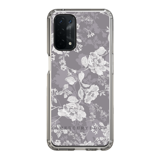 Slim Protection Case［ MERCURYDUO - NuanceFlower -Grey ］
