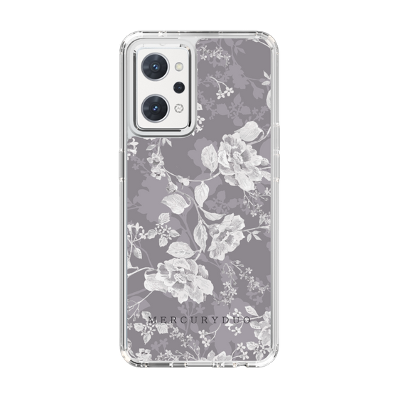 Slim Protection Case［ MERCURYDUO - NuanceFlower -Grey ］