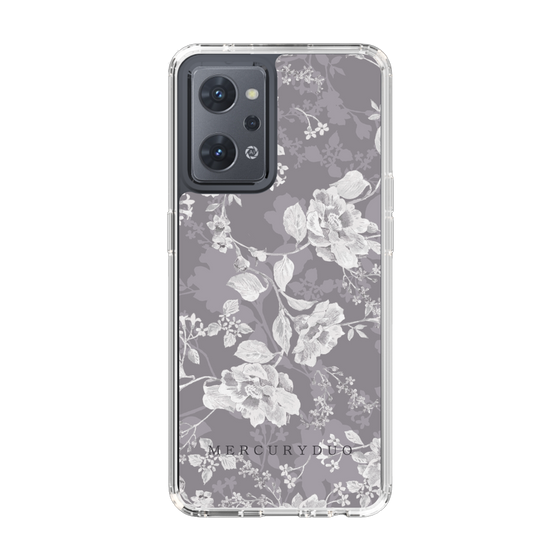 Slim Protection Case［ MERCURYDUO - NuanceFlower -Grey ］