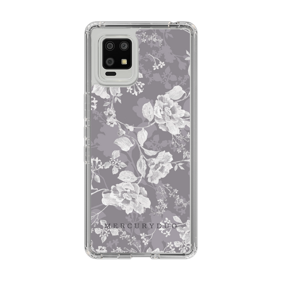 Slim Protection Case［ MERCURYDUO - NuanceFlower -Grey ］