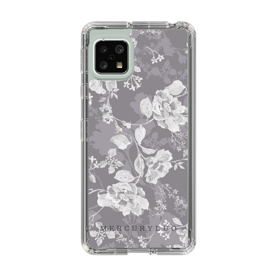 Slim Protection Case［ MERCURYDUO - NuanceFlower -Grey ］