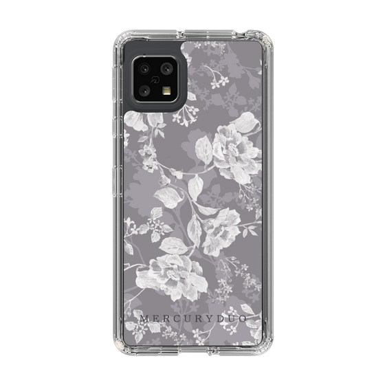 Slim Protection Case［ MERCURYDUO - NuanceFlower -Grey ］