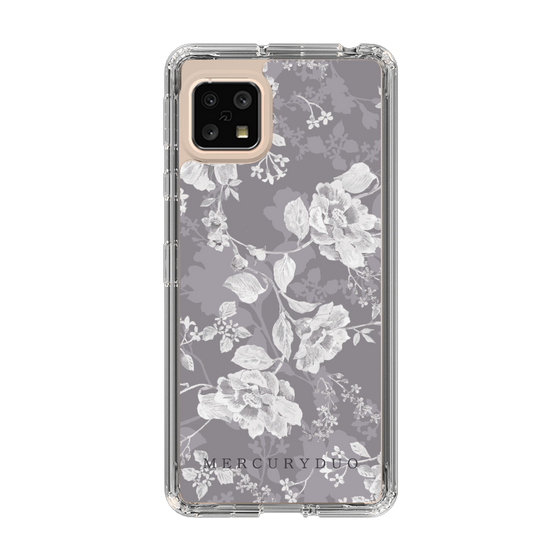 Slim Protection Case［ MERCURYDUO - NuanceFlower -Grey ］