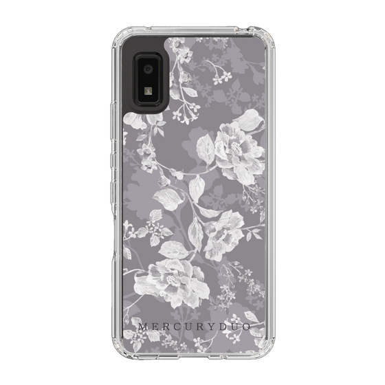 Slim Protection Case［ MERCURYDUO - NuanceFlower -Grey ］
