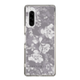 Slim Protection Case［ MERCURYDUO - NuanceFlower -Grey ］