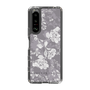 Slim Protection Case［ MERCURYDUO - NuanceFlower -Grey ］