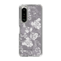 Slim Protection Case［ MERCURYDUO - NuanceFlower -Grey ］