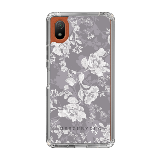 Slim Protection Case［ MERCURYDUO - NuanceFlower -Grey ］