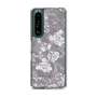Slim Protection Case［ MERCURYDUO - NuanceFlower -Grey ］