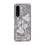 Slim Protection Case［ MERCURYDUO - NuanceFlower -Grey ］