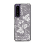 Slim Protection Case［ MERCURYDUO - NuanceFlower -Grey ］
