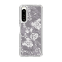 Slim Protection Case［ MERCURYDUO - NuanceFlower -Grey ］