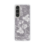 Slim Protection Case［ MERCURYDUO - NuanceFlower -Grey ］
