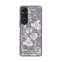 Slim Protection Case［ MERCURYDUO - NuanceFlower -Grey ］