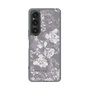 Slim Protection Case［ MERCURYDUO - NuanceFlower -Grey ］
