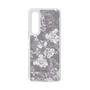 Slim Protection Case［ MERCURYDUO - NuanceFlower -Grey ］