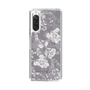 Slim Protection Case［ MERCURYDUO - NuanceFlower -Grey ］