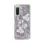 Slim Protection Case［ MERCURYDUO - NuanceFlower -Grey ］