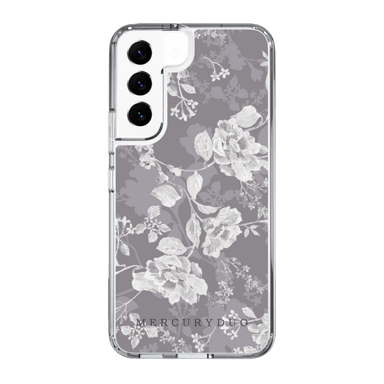 Slim Protection Case［ MERCURYDUO - NuanceFlower -Grey ］