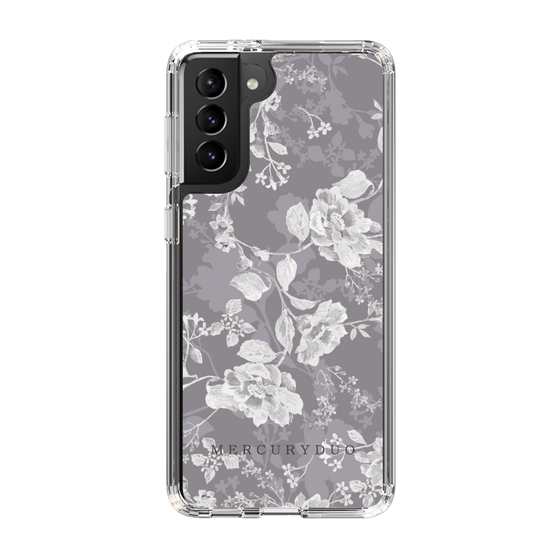 Slim Protection Case［ MERCURYDUO - NuanceFlower -Grey ］