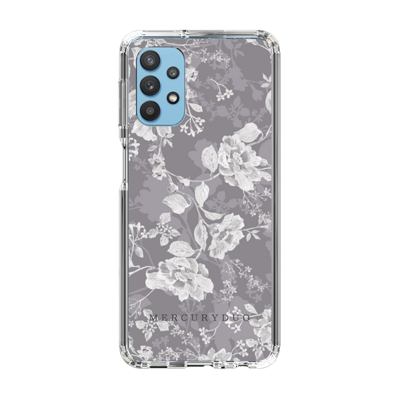 Slim Protection Case［ MERCURYDUO - NuanceFlower -Grey ］