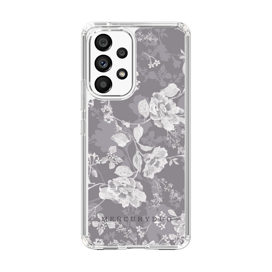 Slim Protection Case［ MERCURYDUO - NuanceFlower -Grey ］