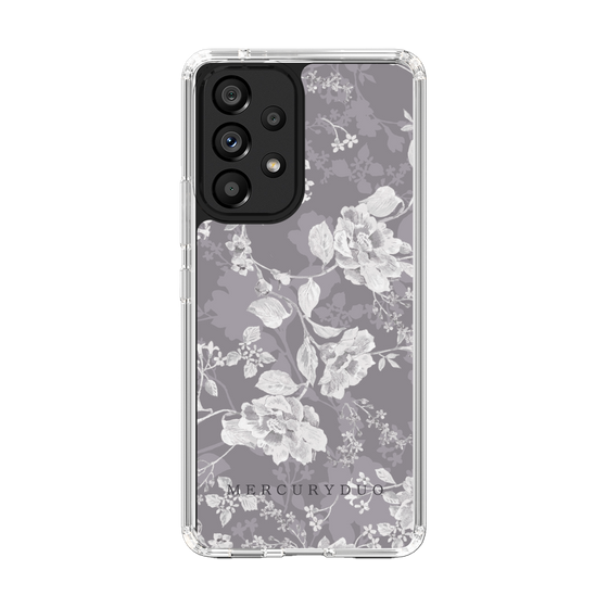 Slim Protection Case［ MERCURYDUO - NuanceFlower -Grey ］