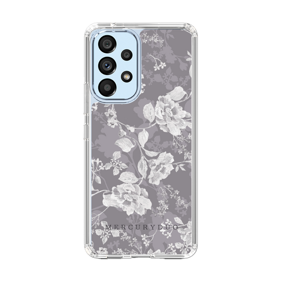 Slim Protection Case［ MERCURYDUO - NuanceFlower -Grey ］