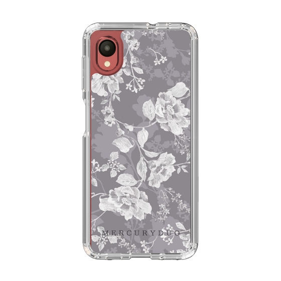 Slim Protection Case［ MERCURYDUO - NuanceFlower -Grey ］