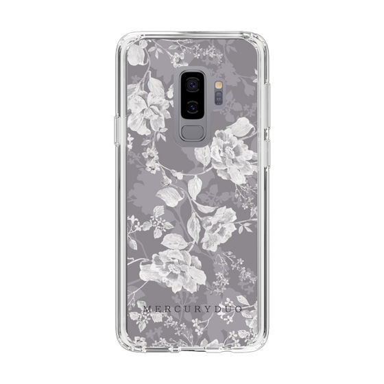 Slim Protection Case［ MERCURYDUO - NuanceFlower -Grey ］
