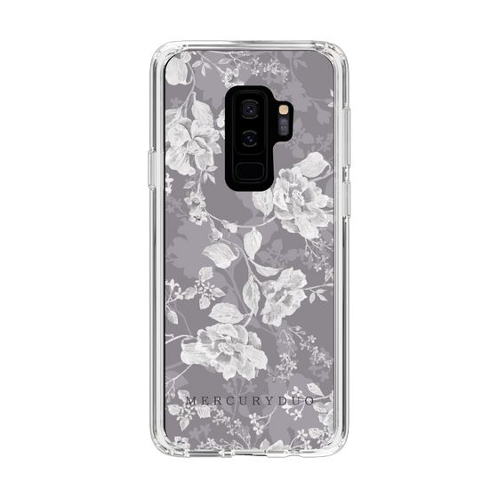 Slim Protection Case［ MERCURYDUO - NuanceFlower -Grey ］