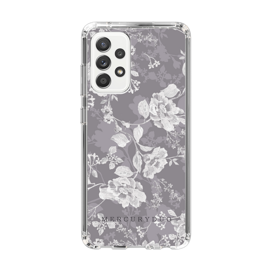 Slim Protection Case［ MERCURYDUO - NuanceFlower -Grey ］