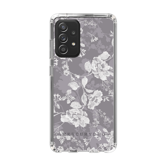 Slim Protection Case［ MERCURYDUO - NuanceFlower -Grey ］