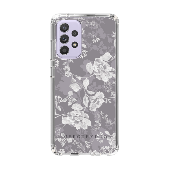 Slim Protection Case［ MERCURYDUO - NuanceFlower -Grey ］