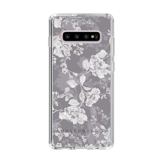 Slim Protection Case［ MERCURYDUO - NuanceFlower -Grey ］