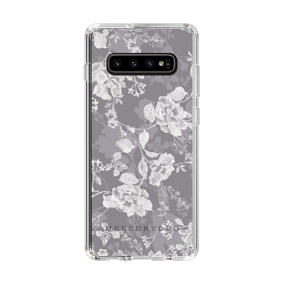 Slim Protection Case［ MERCURYDUO - NuanceFlower -Grey ］
