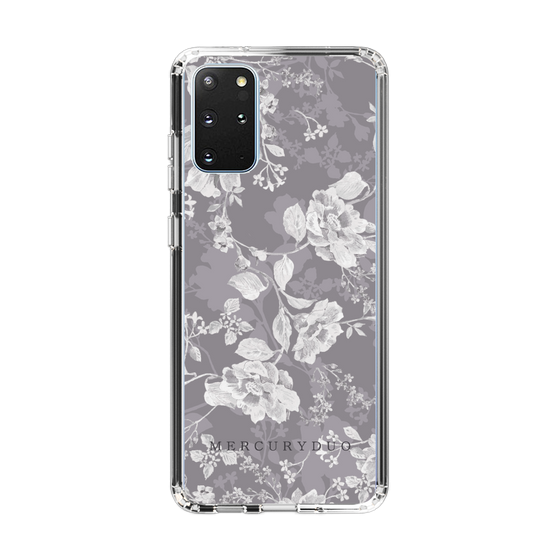 Slim Protection Case［ MERCURYDUO - NuanceFlower -Grey ］