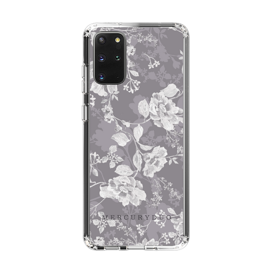 Slim Protection Case［ MERCURYDUO - NuanceFlower -Grey ］