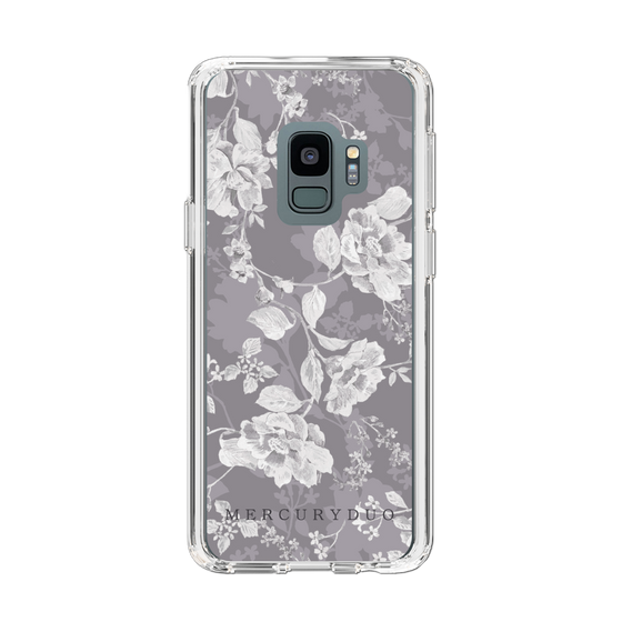 Slim Protection Case［ MERCURYDUO - NuanceFlower -Grey ］